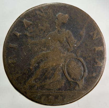 1744 George II 2nd Half - Penny Coin | Collectable Grade