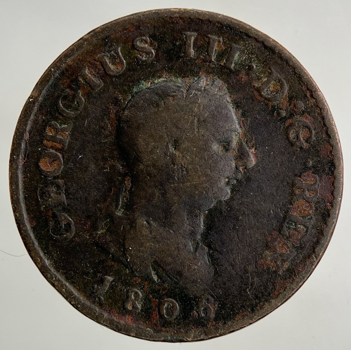 1806 George III 3rd Farthing Coin | Collectable Grade