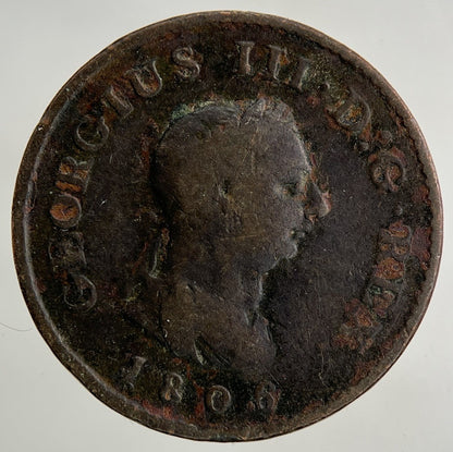 1806 George III 3rd Farthing Coin | Collectable Grade