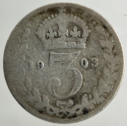 1903 Edward VII Threepence Silver Coin | Collectable Grade