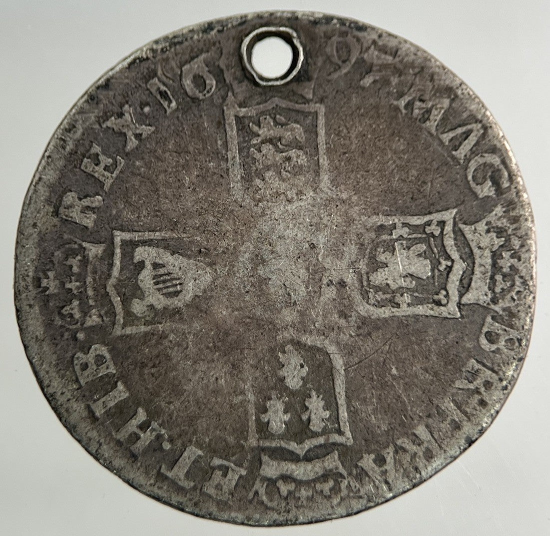 1697 William III 3rd Sixpence Silver Coin | Collectable Grade