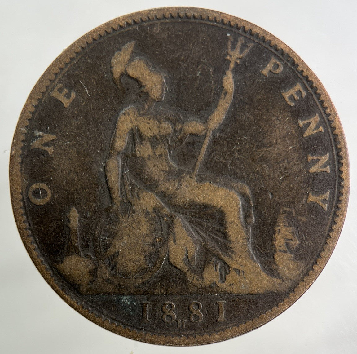1881 - H Victoria One Penny Coin | Collectable Grade
