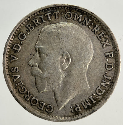 1917 George V Threepence Silver Coin | Fine Collectable Grade