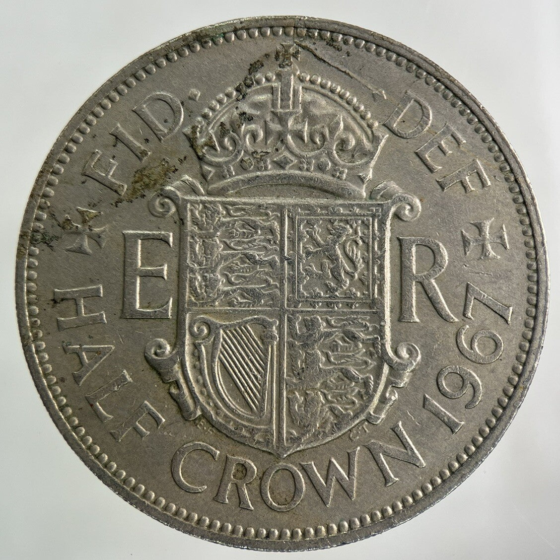 1967 Elizabeth II 2nd Half - Crown Coin | Fine Collectable Grade