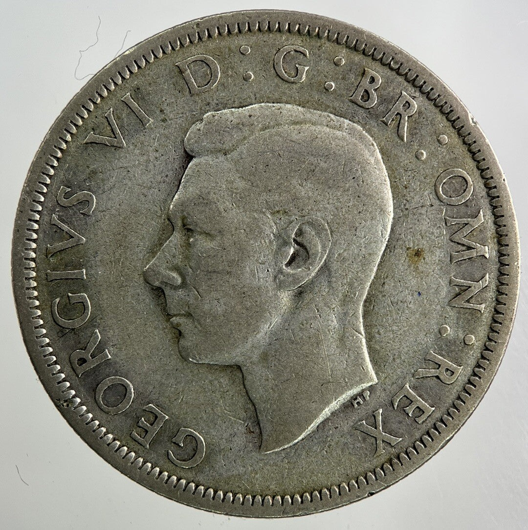 1938 George VI Half - Crown Silver Coin | Fine Collectable Grade