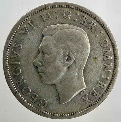 1938 George VI Half - Crown Silver Coin | Fine Collectable Grade
