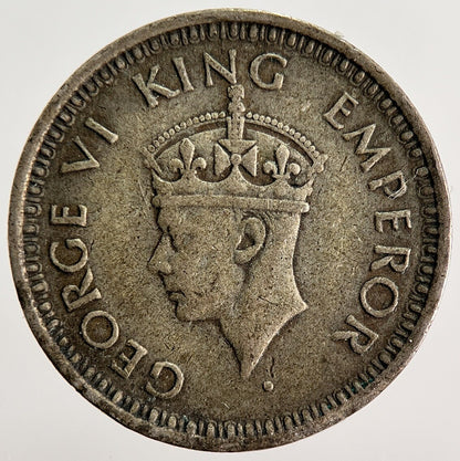 1944 India Quarter 1/4 Rupee Silver Coin | Collectable Grade | a1250