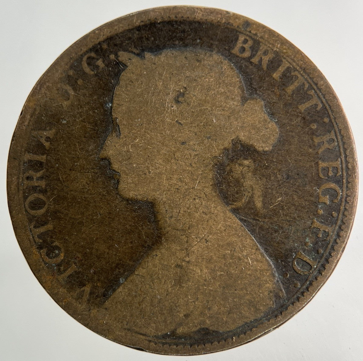 1862 Victoria Half - Penny Coin | Collectable Grade