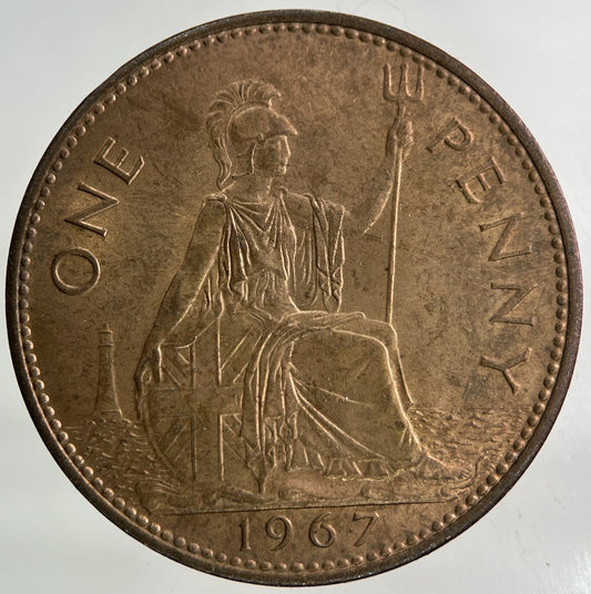1967 Elizabeth II 2nd One Penny Coin | Fine Collectable Grade