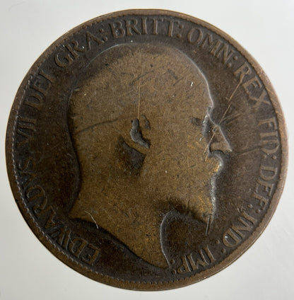 1902 Edward VII Half - Penny Coin | Collectable Grade