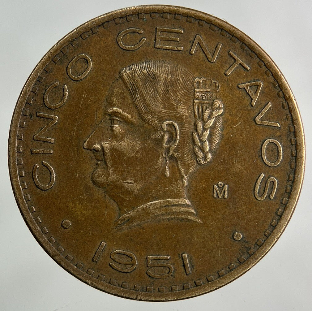 1951 Mexico 5 Cinco Centavos Coin | Very High Grade