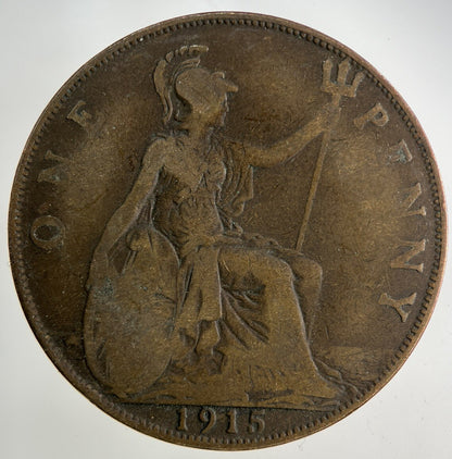 1915 George V One Penny Coin | Collectable Grade