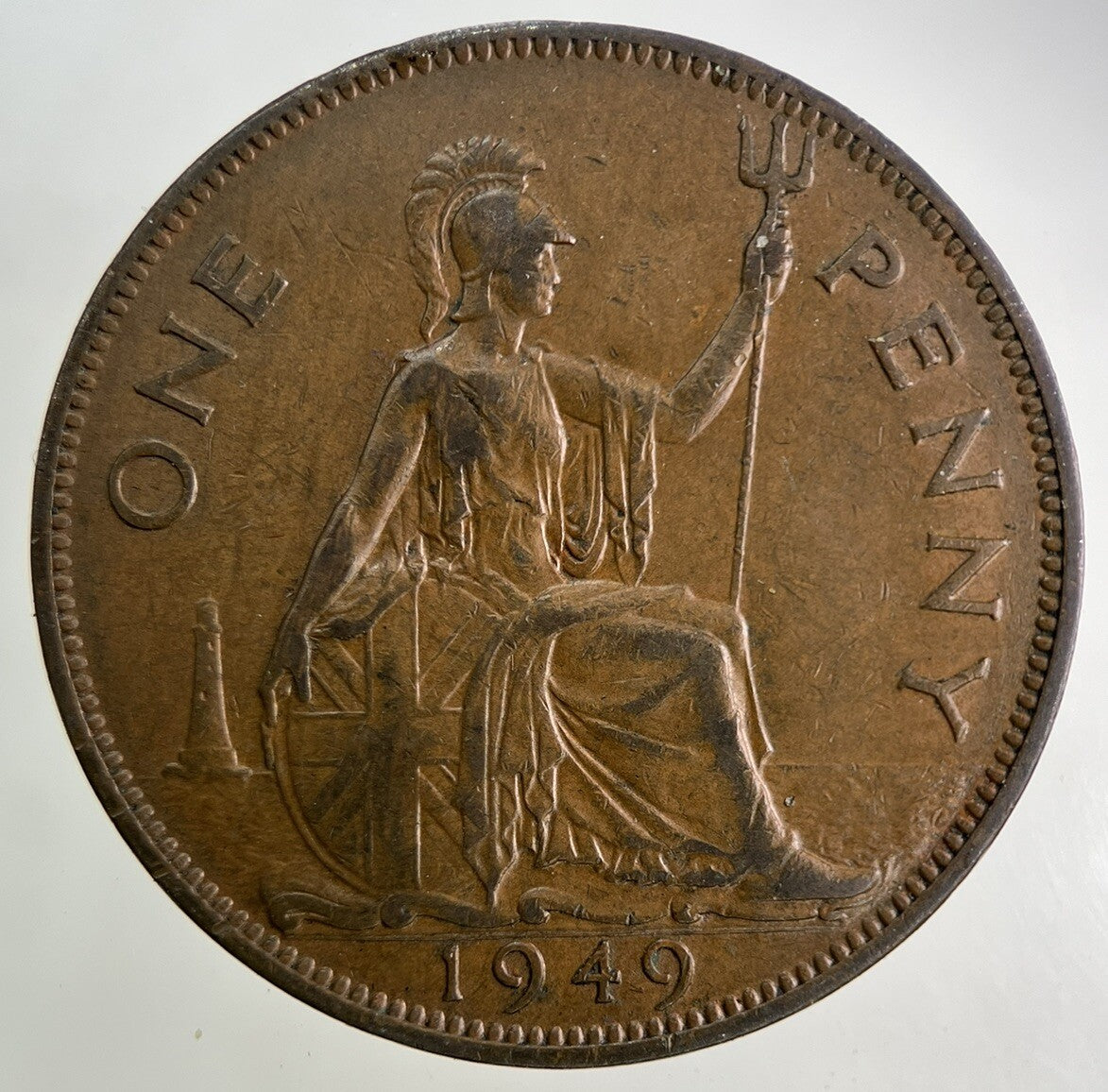 1949 George VI One Penny Coin | Very High Grade