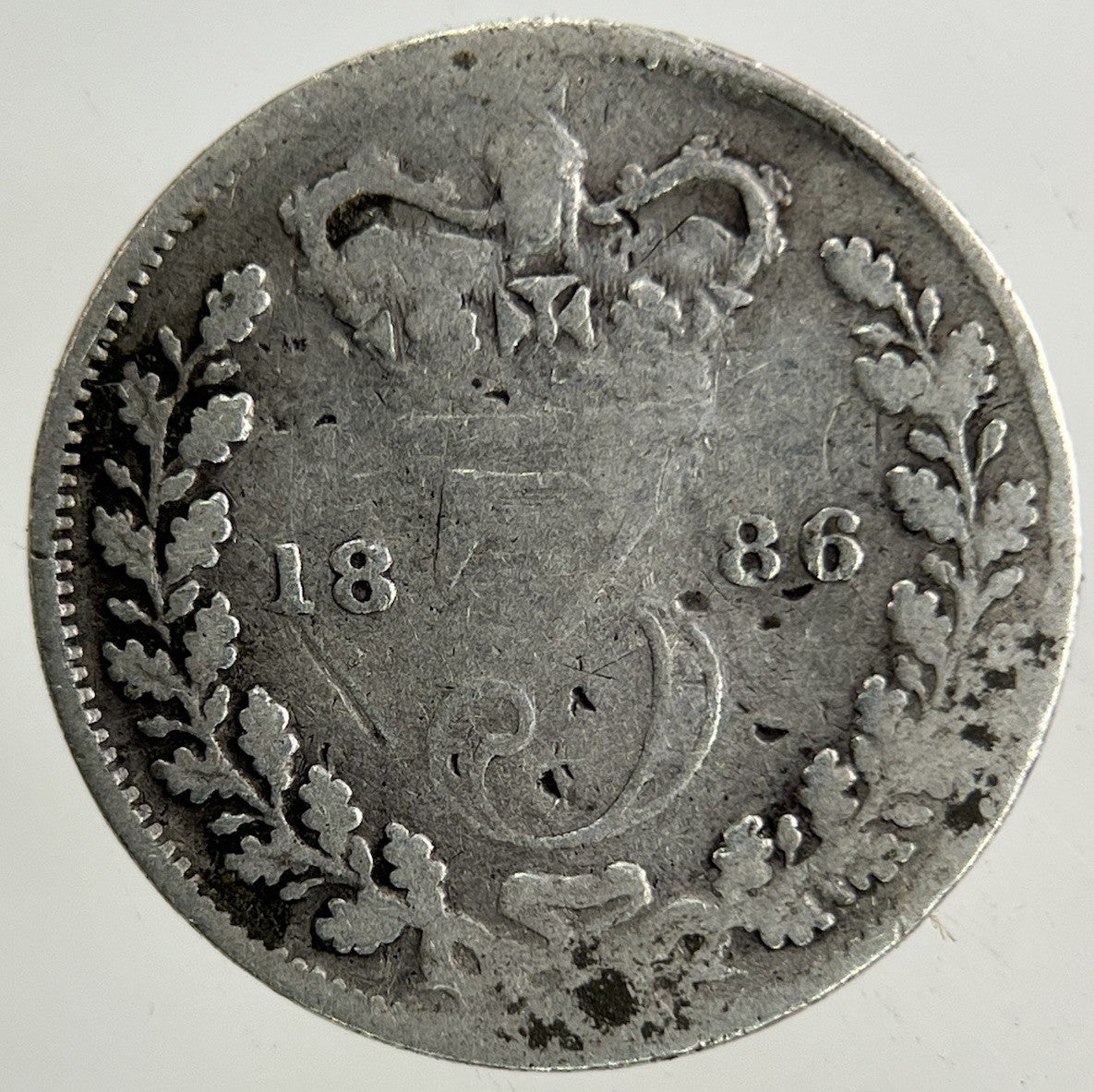 1886 Victoria Threepence Silver Coin | Collectable Grade