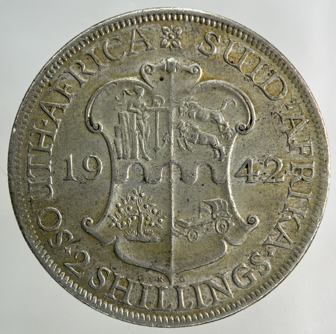 1942 South Africa Florin Silver Coin | Very High Grade