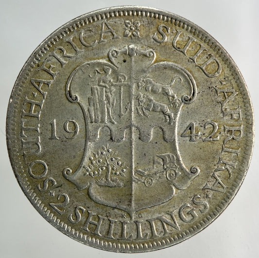 1942 South Africa Florin Silver Coin | Very High Grade