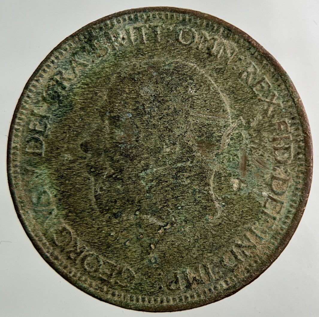 1929 George V Half - Penny Coin | Collectable Grade