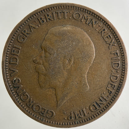 1931 George V Half - Penny Coin | Collectable Grade