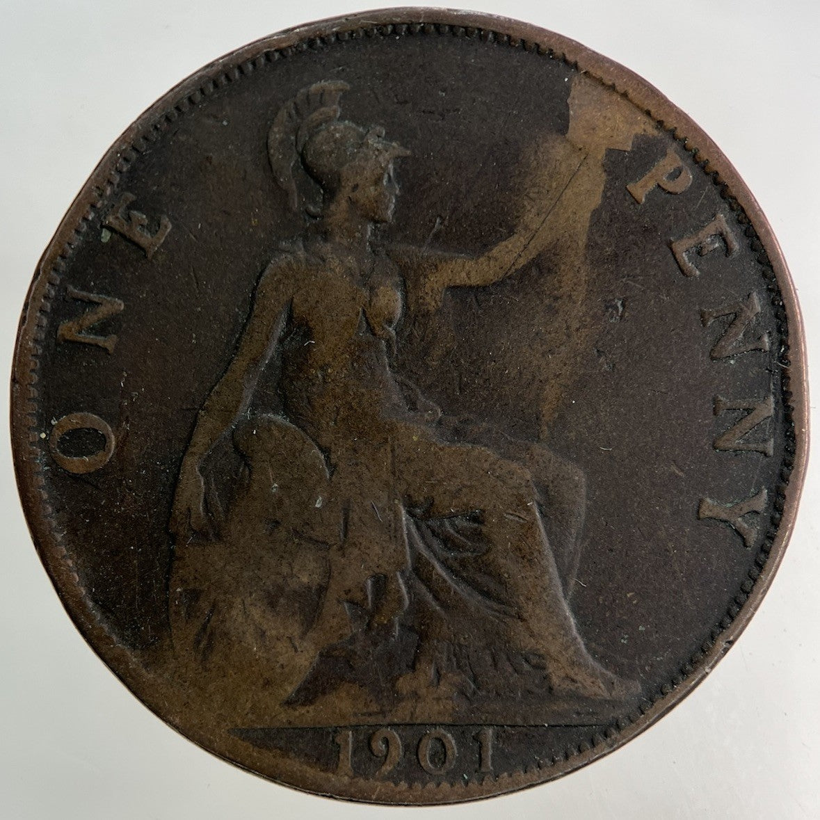 1901 Victoria One Penny Coin | Collectable Grade