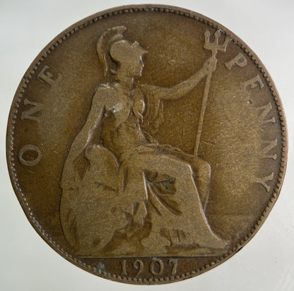 1907 Edward VII One Penny Coin | Collectable Grade