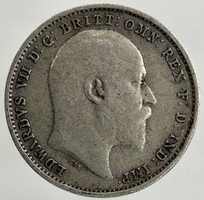 1910 Edward VII Threepence Silver Coin | Fine Collectable Grade