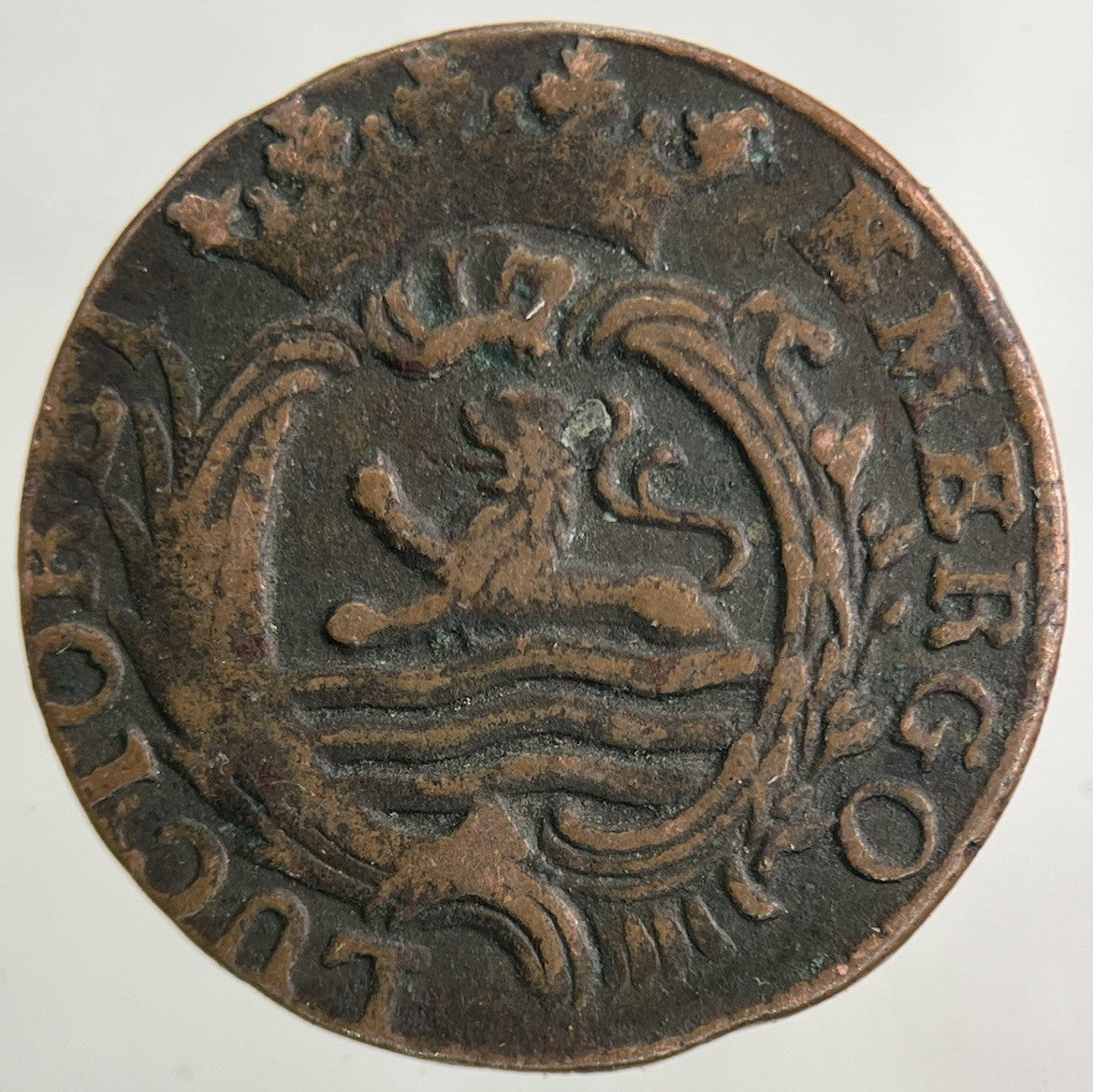 1768 Netherlands Zelandia 1 Duit Coin | Fine Collectable Grade