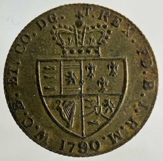 1790 George III 3rd Gaming Token Coin | Very High Grade