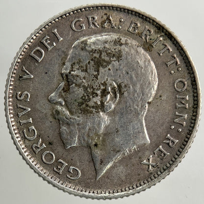 1924 George V Sixpence Silver Coin | Very High Grade