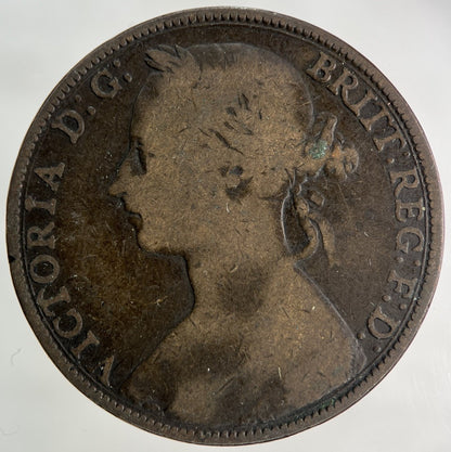 1882 - H Victoria One Penny Coin | Collectable Grade