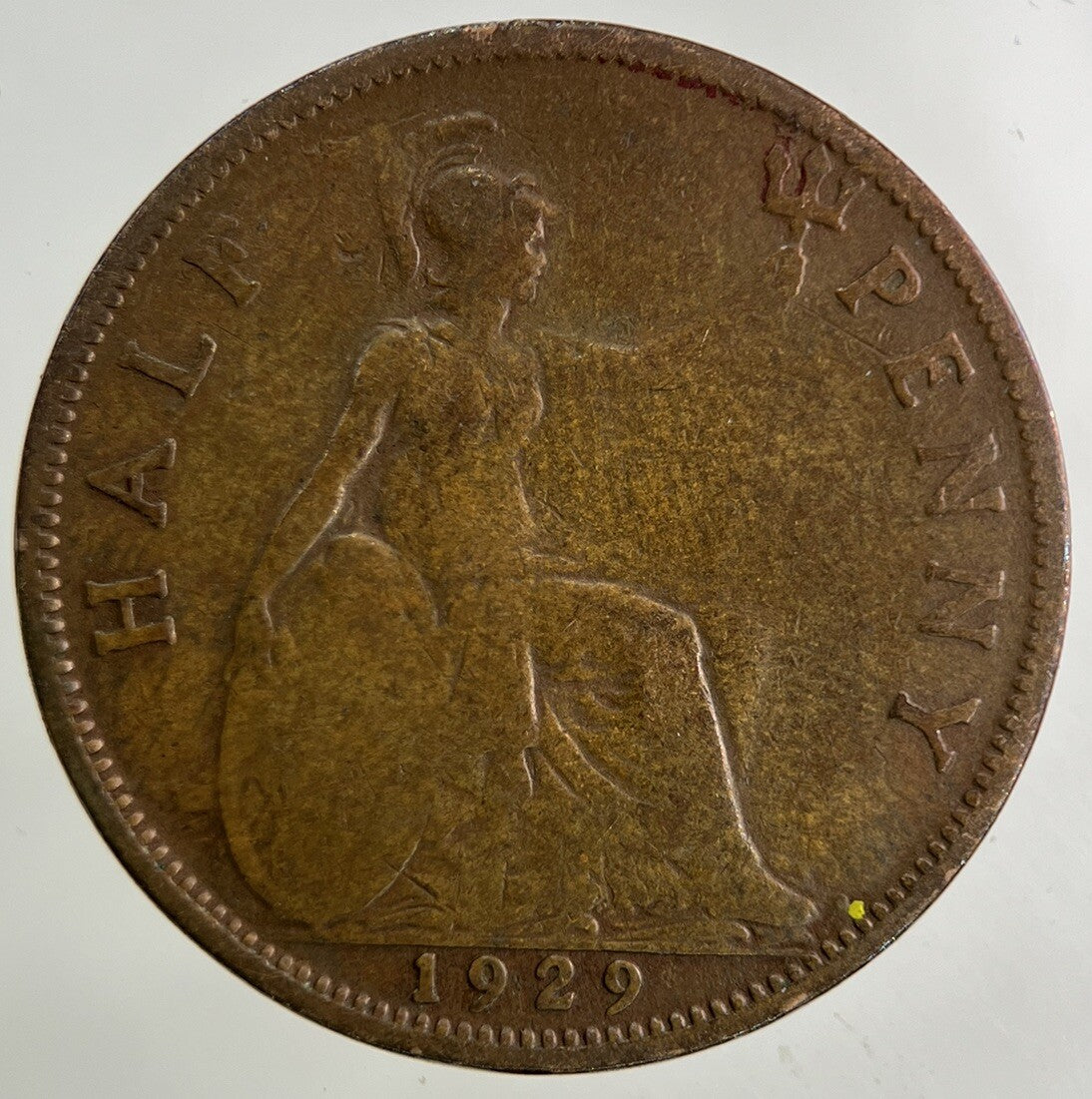 1929 George V Half - Penny Coin | Collectable Grade
