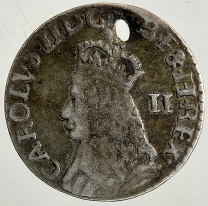 1660 - 1685 Charles II 2nd Maundy Two - Pence Silver Coin | Fine Collectable Grade