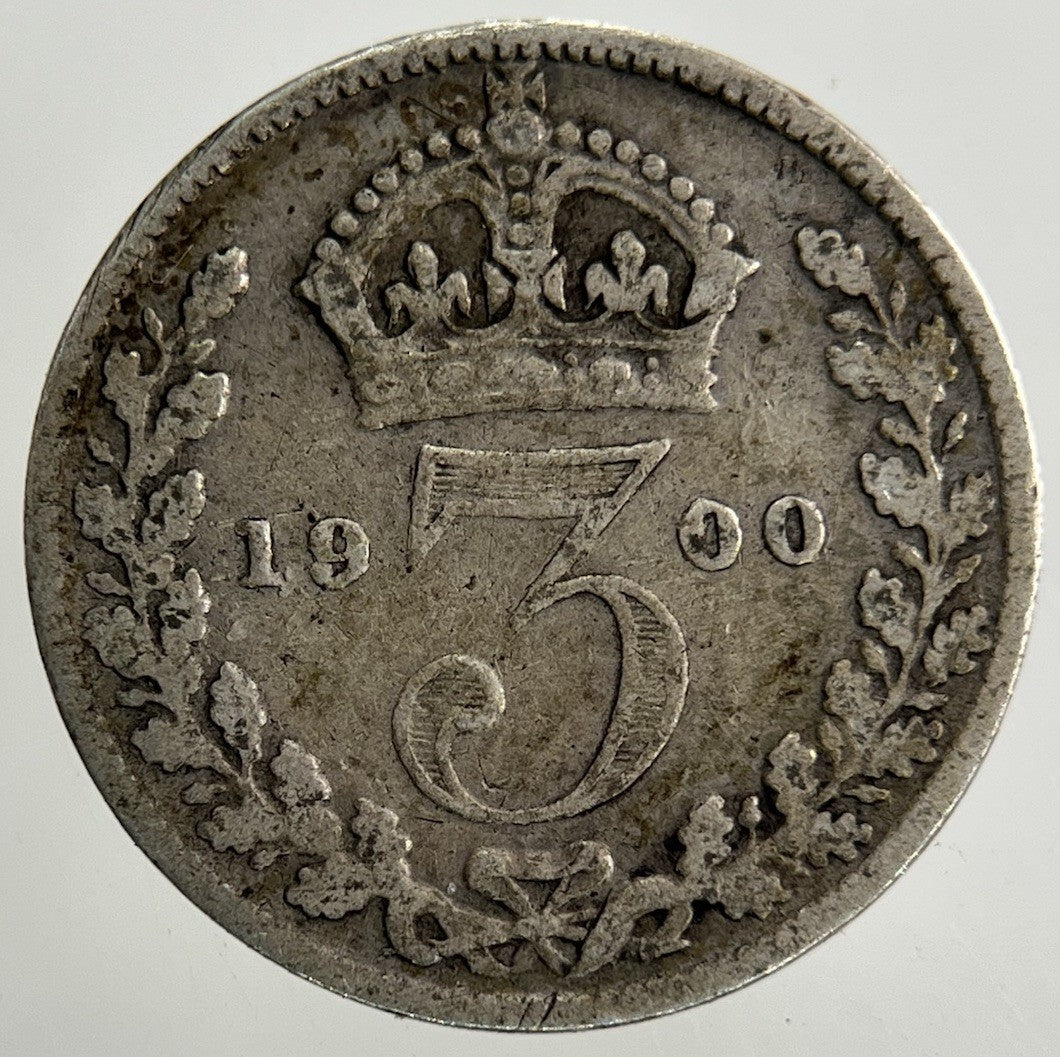 1900 Victoria Threepence Silver Coin | Collectable Grade