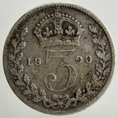 1900 Victoria Threepence Silver Coin | Collectable Grade