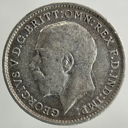 1918 George V Threepence Silver Coin | Fine Collectable Grade