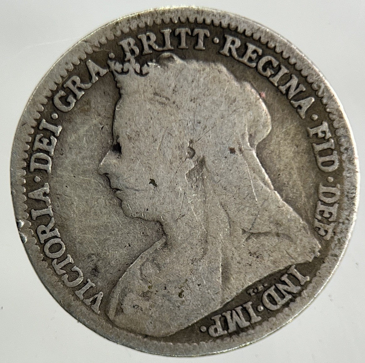1900 Victoria Threepence Silver Coin | Collectable Grade