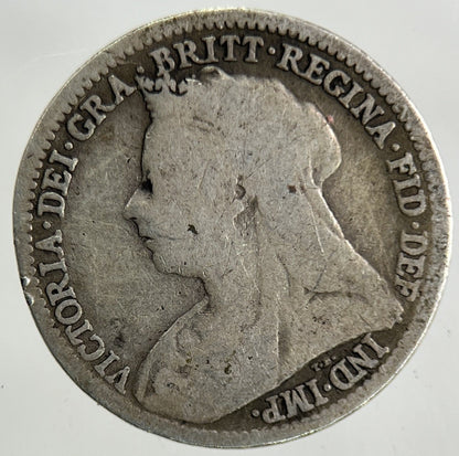 1900 Victoria Threepence Silver Coin | Collectable Grade