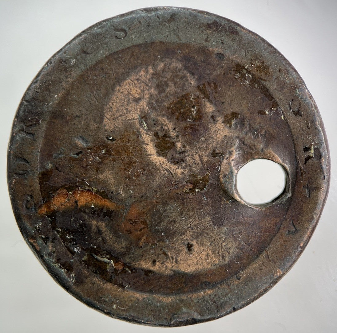 1797 George III 3rd Cartwheel One Penny Coin | Fair Grade