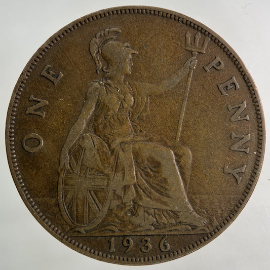 1936 George V One Penny Coin | Fine Collectable Grade