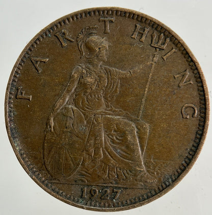 1927 George V Farthing Coin | Fine Collectable Grade