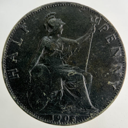 1905 Edward VII Half - Penny Coin | Fine Collectable Grade