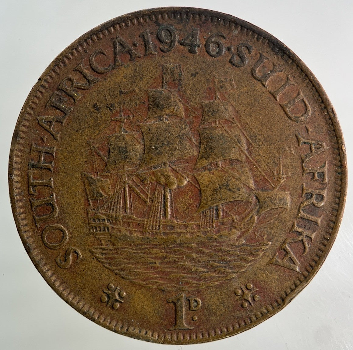 1946 South Africa One Penny Coin | Fine Collectable Grade