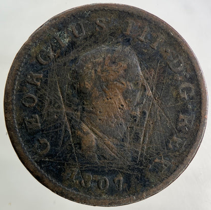 1807 George III 3rd Half - Penny Coin | Collectable Grade