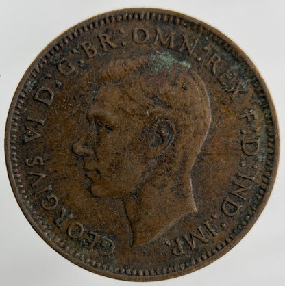 1943 George VI Wren Farthing Coin | Collectable Grade