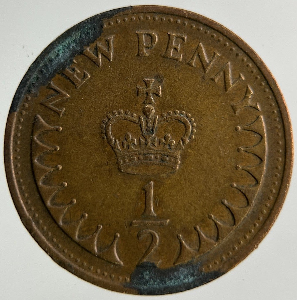 1971 Elizabeth II 2nd 1/2 Half - Penny Coin | Fine Collectable Grade