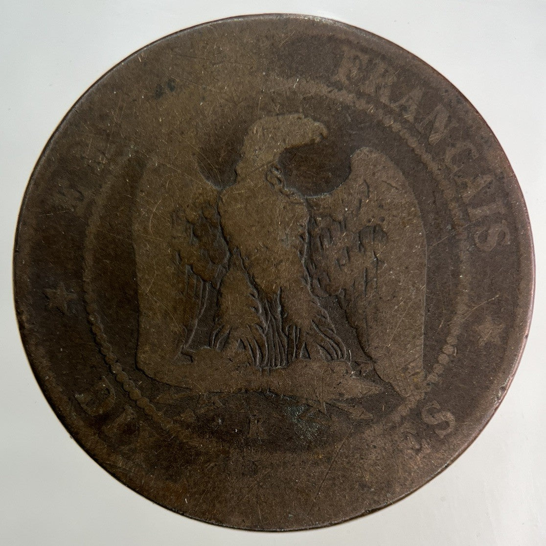 1855 France 10 Centimes Coin | Collectable Grade
