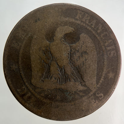 1855 France 10 Centimes Coin | Collectable Grade