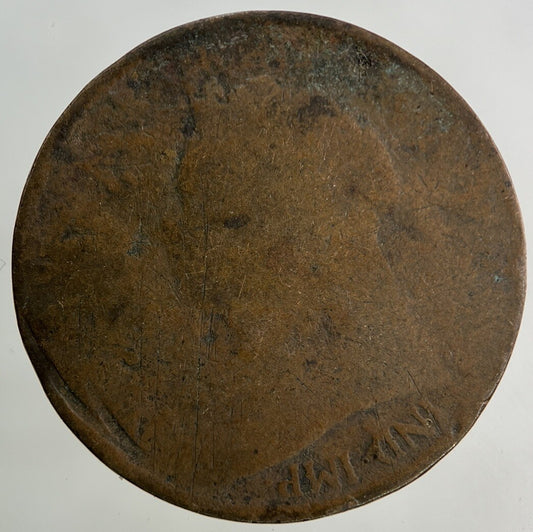 British Victoria Half - Penny Coin | Worn Grade