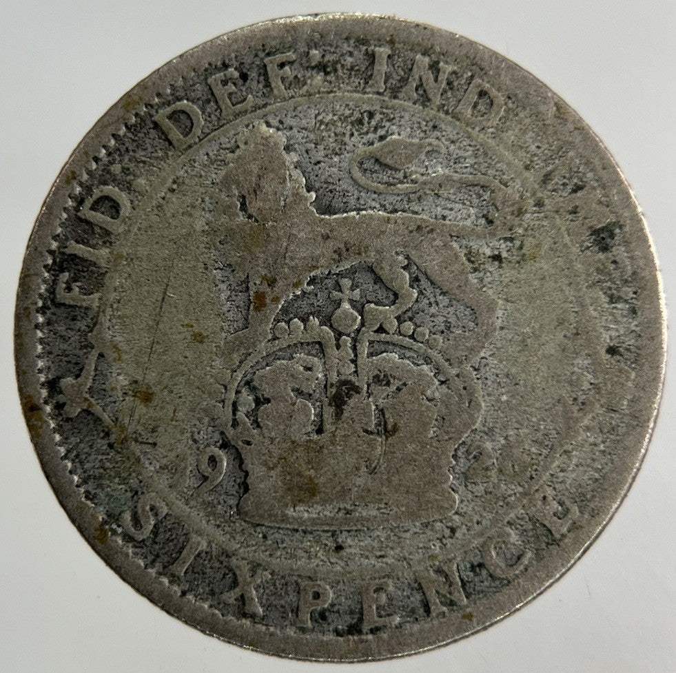 1926 George V Sixpence Silver Coin | Fair Grade