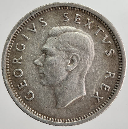 1949 South Africa Sixpence Silver Coin | Fine Collectable Grade | a8408