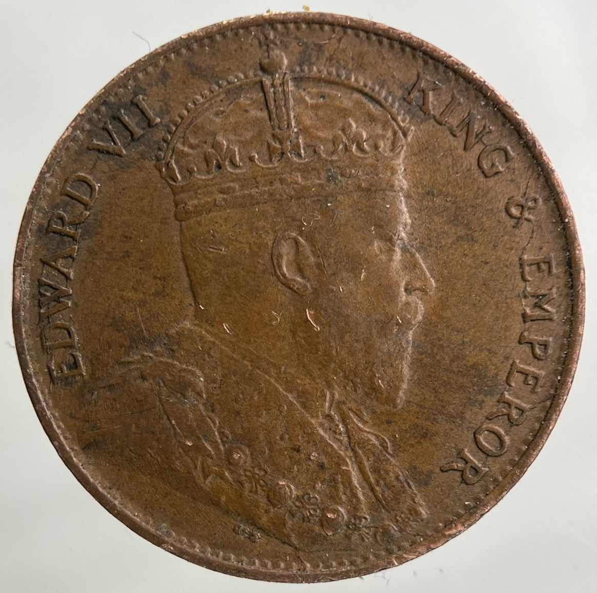 1904 Ceylon One Cent Coin | Very High Grade